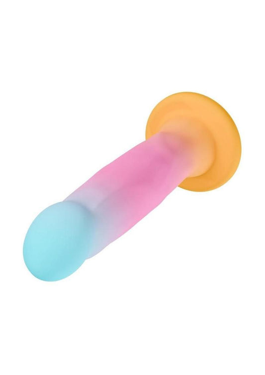 Avant Golden Dawn Silicone Artisan Dildo - Multicolor