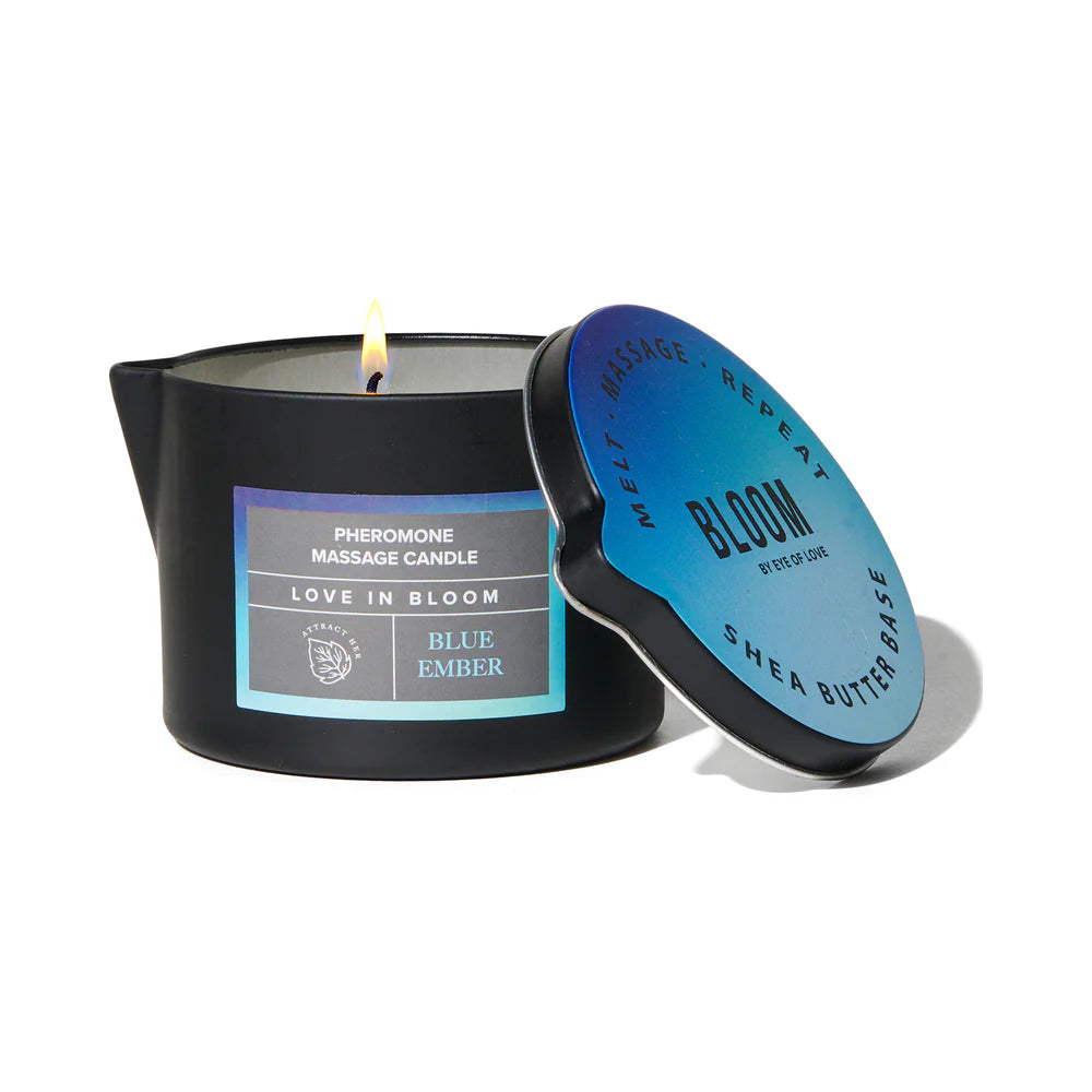 Eye of Love Bloom Pheromone Massage Candle