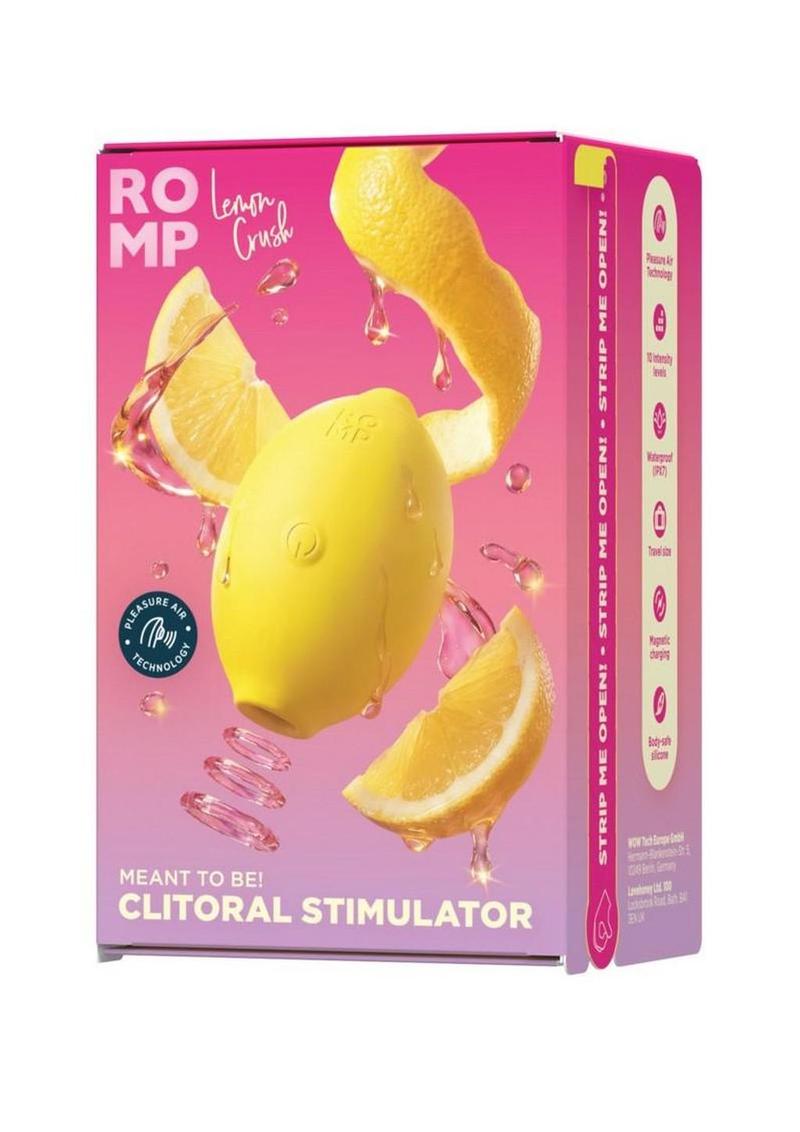ROMP Lemon Crush Clitoral Stimulator with Pleasure Air