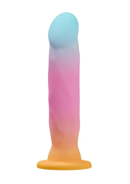 Avant Golden Dawn Silicone Artisan Dildo - Multicolor