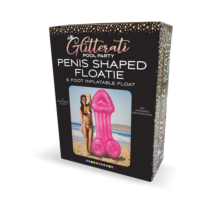Glitterati Pool Party Peen-Shaped Floatie 6 '