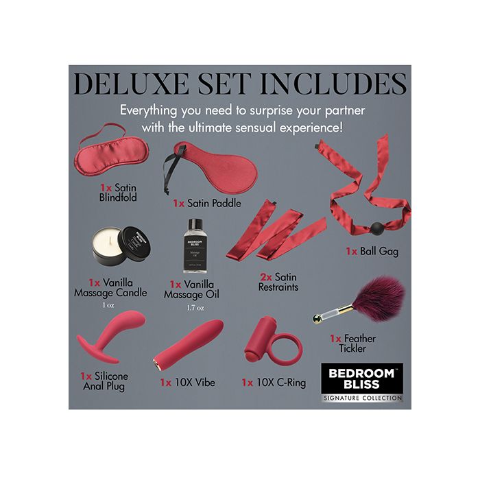 Bedroom Bliss Lover's Bondage Massage Set