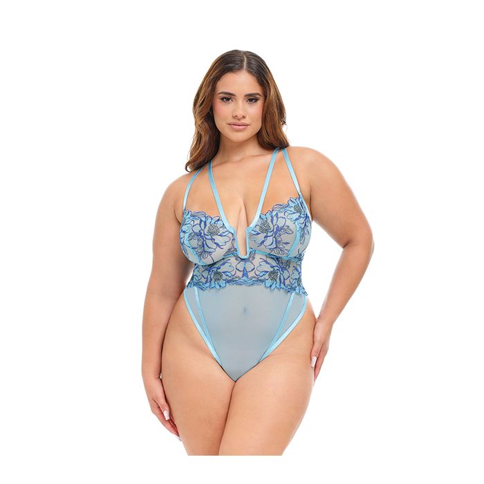 Emilia Floral Embroidered Teddy