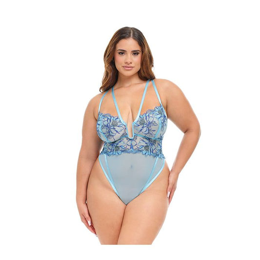 Emilia Floral Embroidered Teddy
