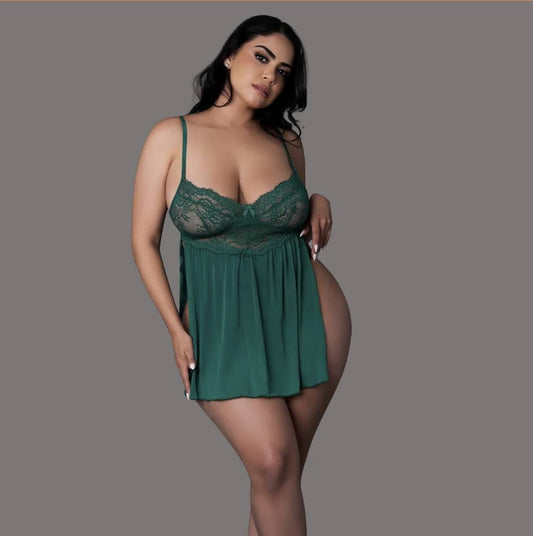 Evermore Baby Doll & Cheeky Panty Set