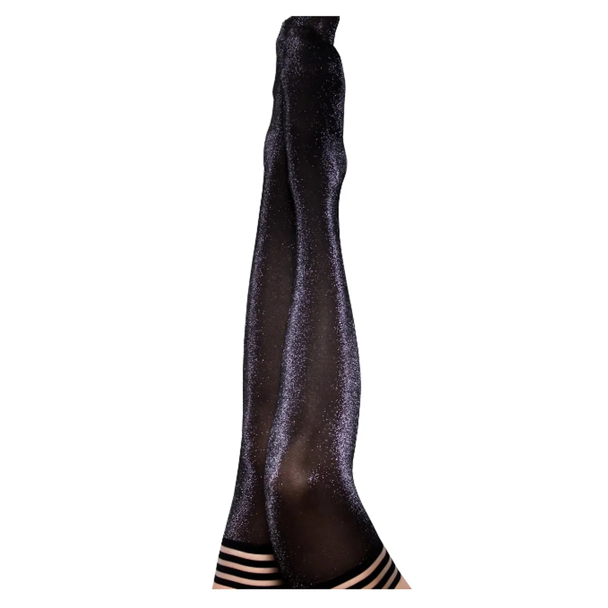 Kaylee Shimmer Thigh-High - Deep Grey