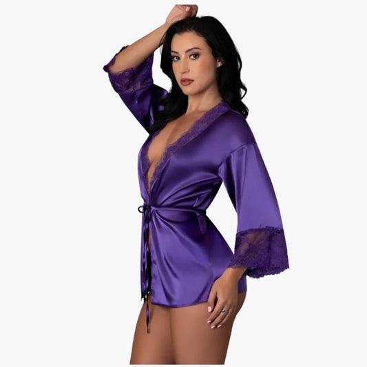 Magic Silk: Robe Purple